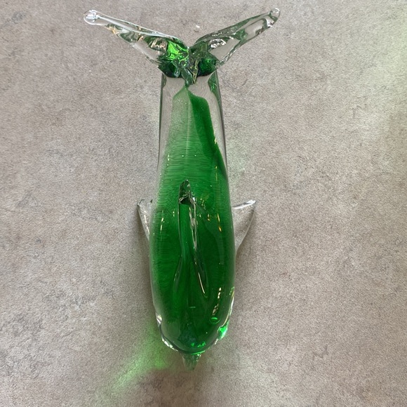 Dolphin Art Glass Pre Owned Exc Shape - Picture 5 of 10